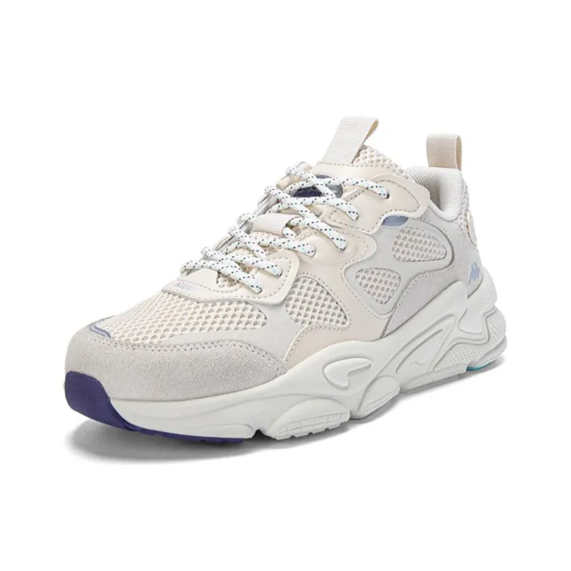 Kappa Anti Slip Wear Resistant Low Top Running Shoes Unisex Malt Beige Brown-1