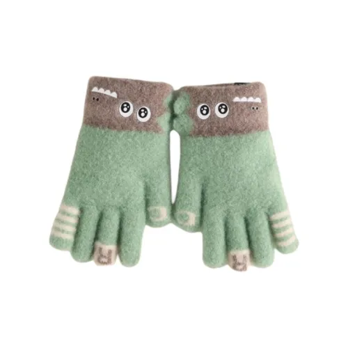 361° Polyamide, Elastane, Polyester, Acrylic, Elastodiene Knit Gloves Kids' Multicolor