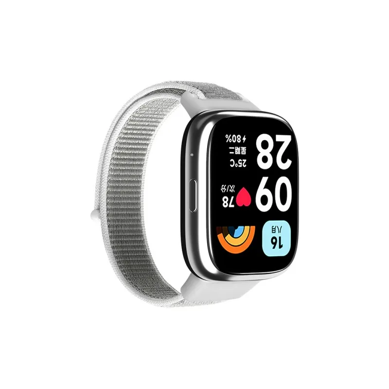 ZHENGGUANG Watch Band Apple Red Beige Compatibility Nylon Material-20