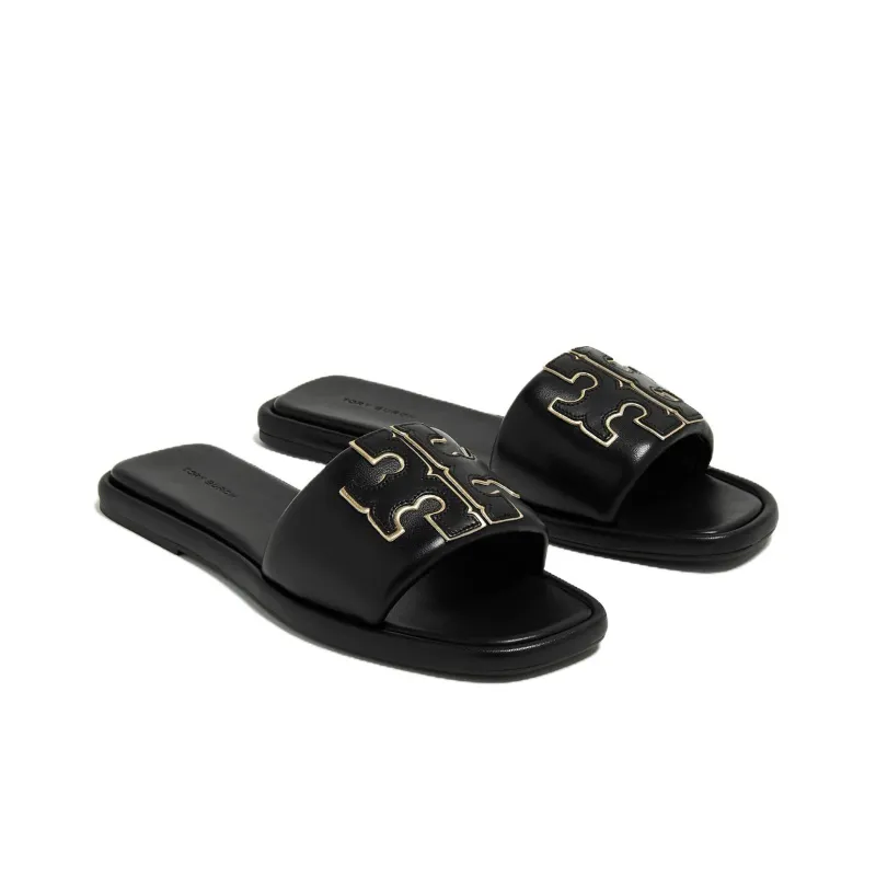 TORY BURCH Double T Patch Sport Slides-2
