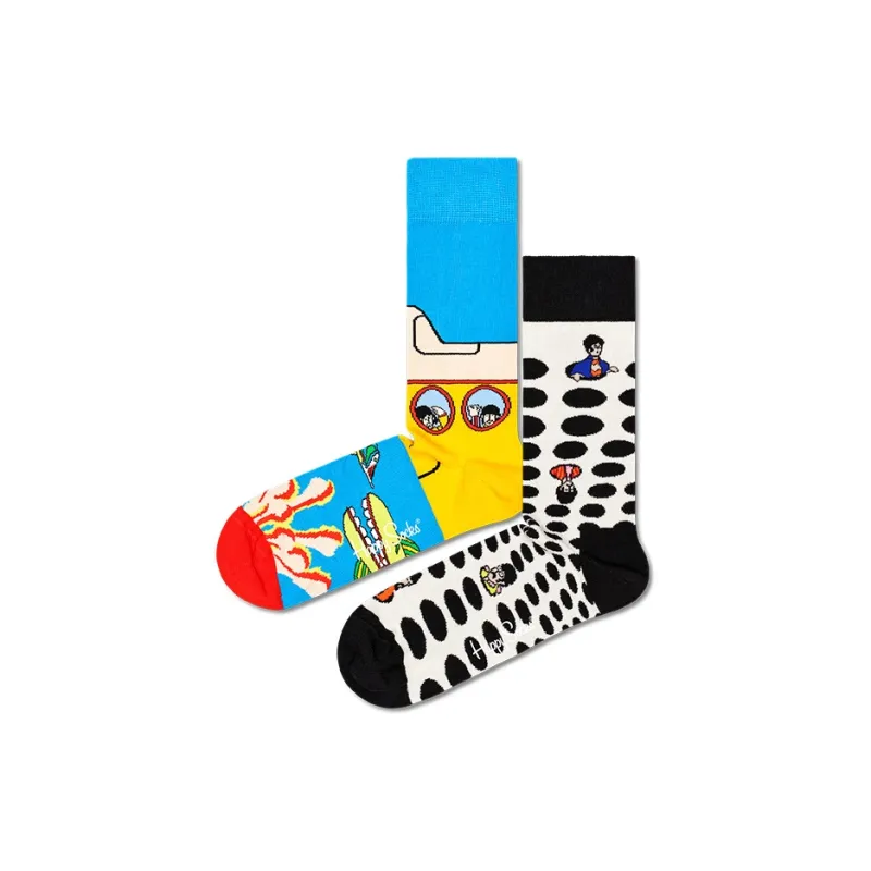 Happy Socks Mid Calf Socks Unisex Combo Set-17