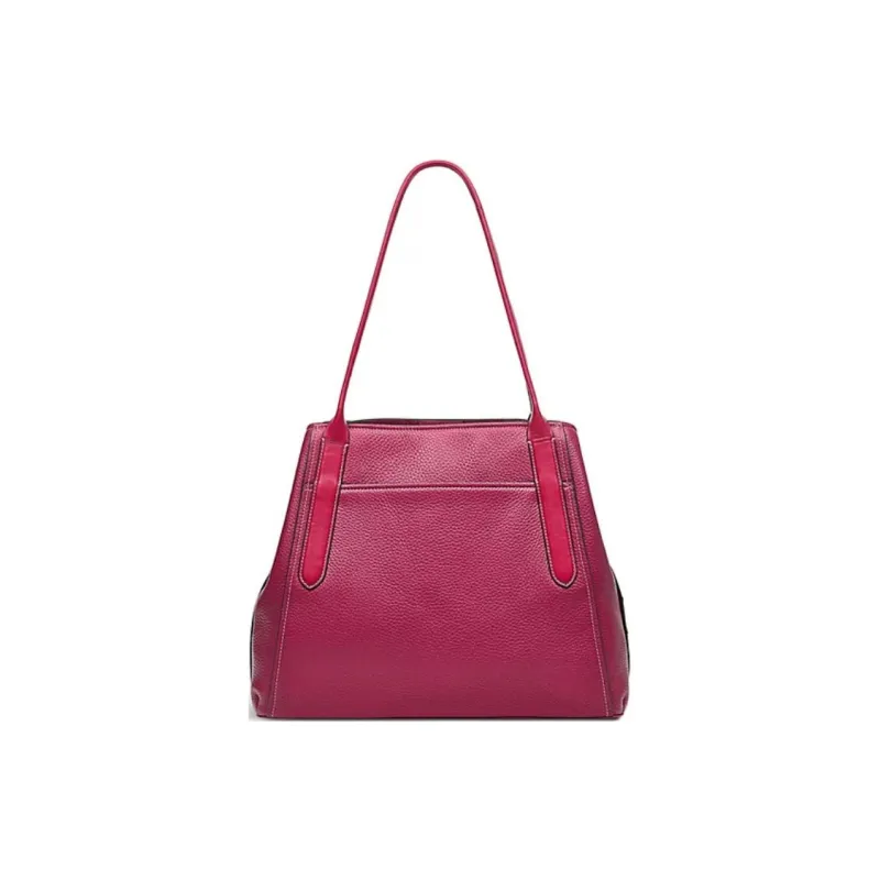 RADLEY Cow Leather Handbag Shoulder Bag Large Size Women's Pink-1
