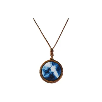LILY&LOTTY Tie Dye Fabric Necklaces Women's