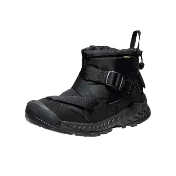 KEEN Hoodzerra Warm And Wear Resistant Short Outdoor Boots Men's Black