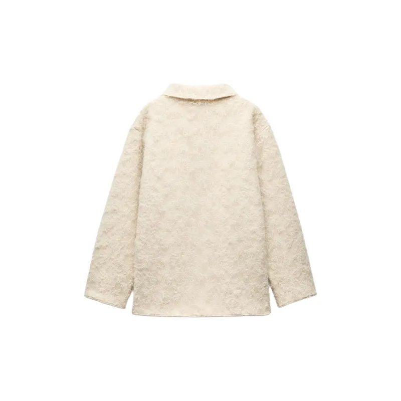 ZARA Jackets Coats Women's White-1