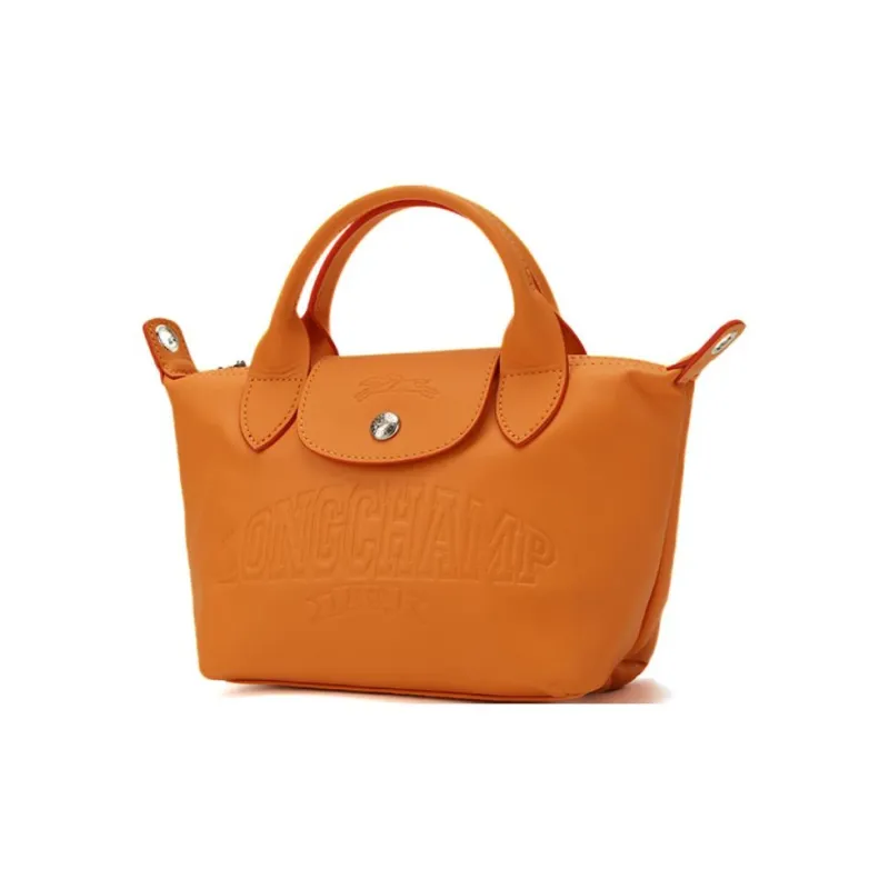 LONGCHAMP Le Pliage Xtra Cow Leather Shoulder Bag Crossbody Bag Handbag Extra Small Women's Orange-1
