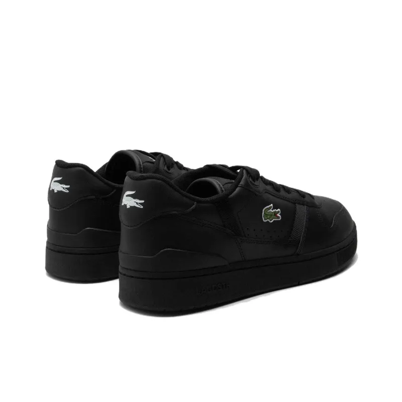 LACOSTE T Clip Low Top Skateboard Shoes Men's Black-3
