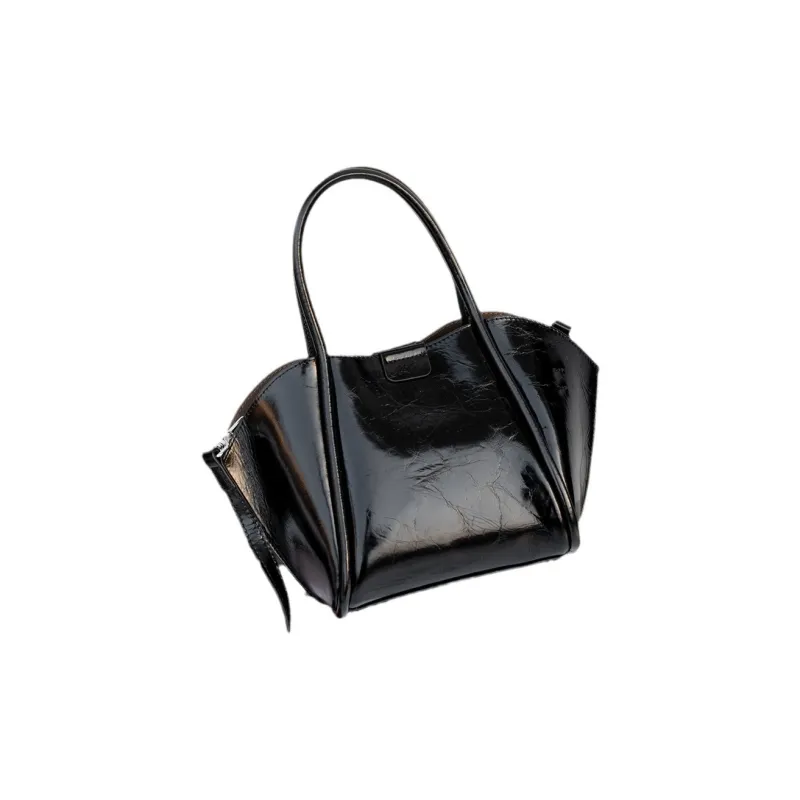 LARTIGENT Waxed Cow Leather Tote Bag Shopping Bag Crossbody One Shoulder Handbags Regular Women's Multicolor-2