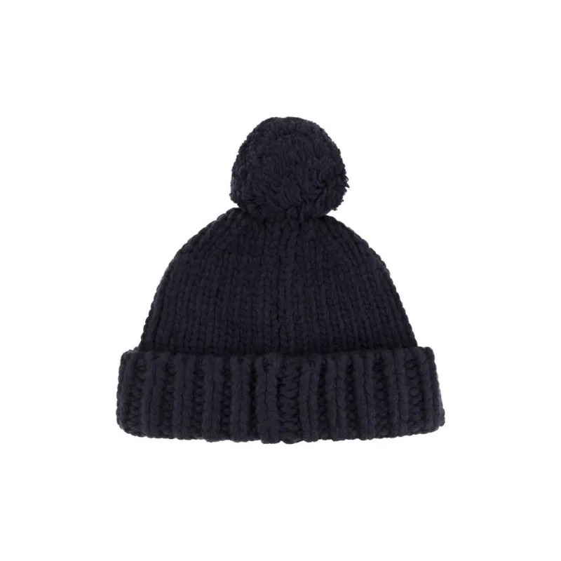 Polo Ralph Lauren Flag-Intarsia Pompom-Detailed Beanie-1