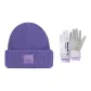 Purple Hats & Caps+Purple Gloves