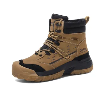 Jeep Martin Boots Men Khaki/Black