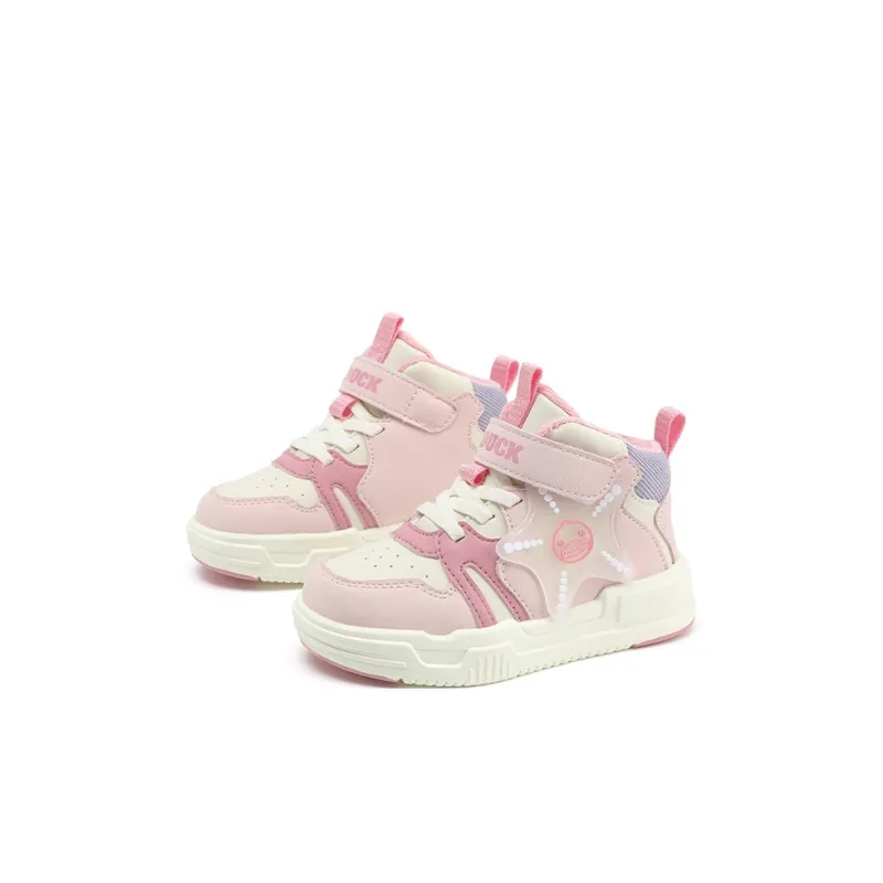 B.Duck Thermal High Top Kids' Skateboarding Shoes Children Aged 3 7 Years Old-2