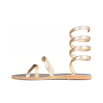 ANCIENT GREEK SANDALS Roman Sandals Women's Gold