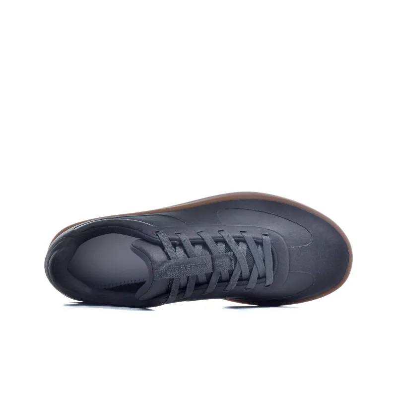 TREEPERI Coverage Slip Resistant And Abrasion Resistant Low Top Skateboard Shoes Unisex Dark Gray Brown-3