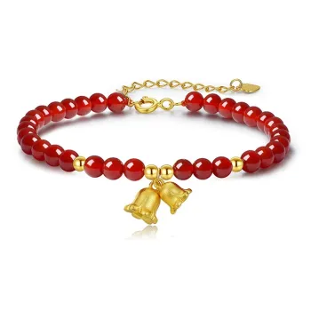 Heart Grass Agate Bracelets Women's