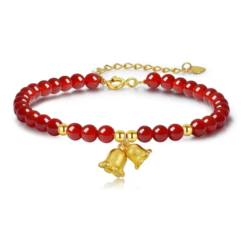 Heart Grass Agate Bracelets Women's