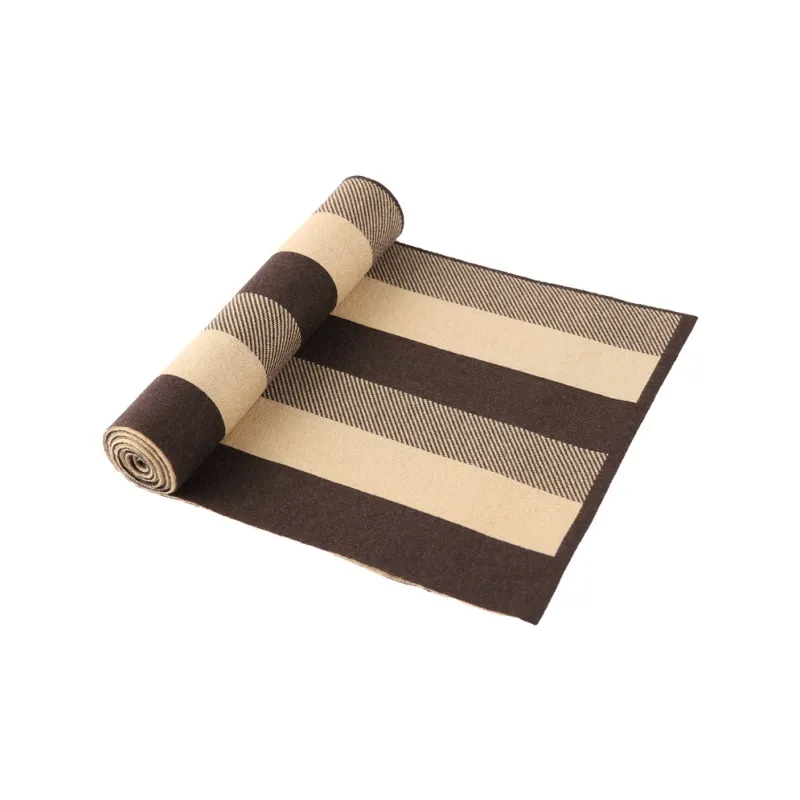 FAIRWHALE Sheep Wool Knit Scarves Men's-12