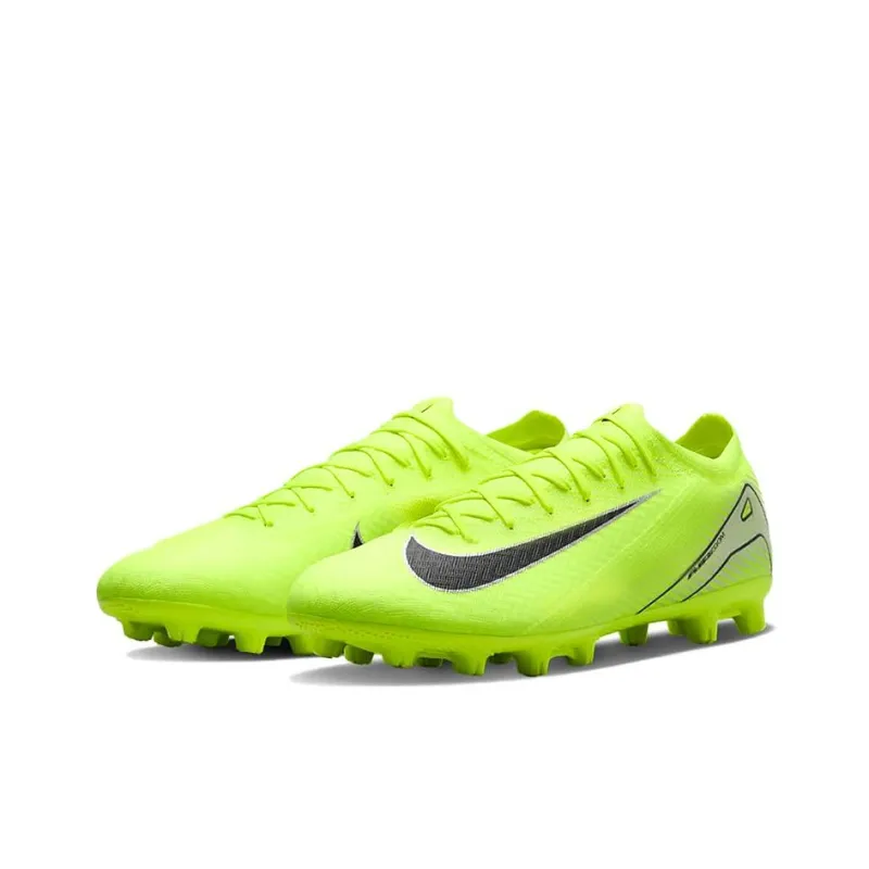 Nike Anti Slip Wear Resistant Soccer Shoes Unisex Yellow-2