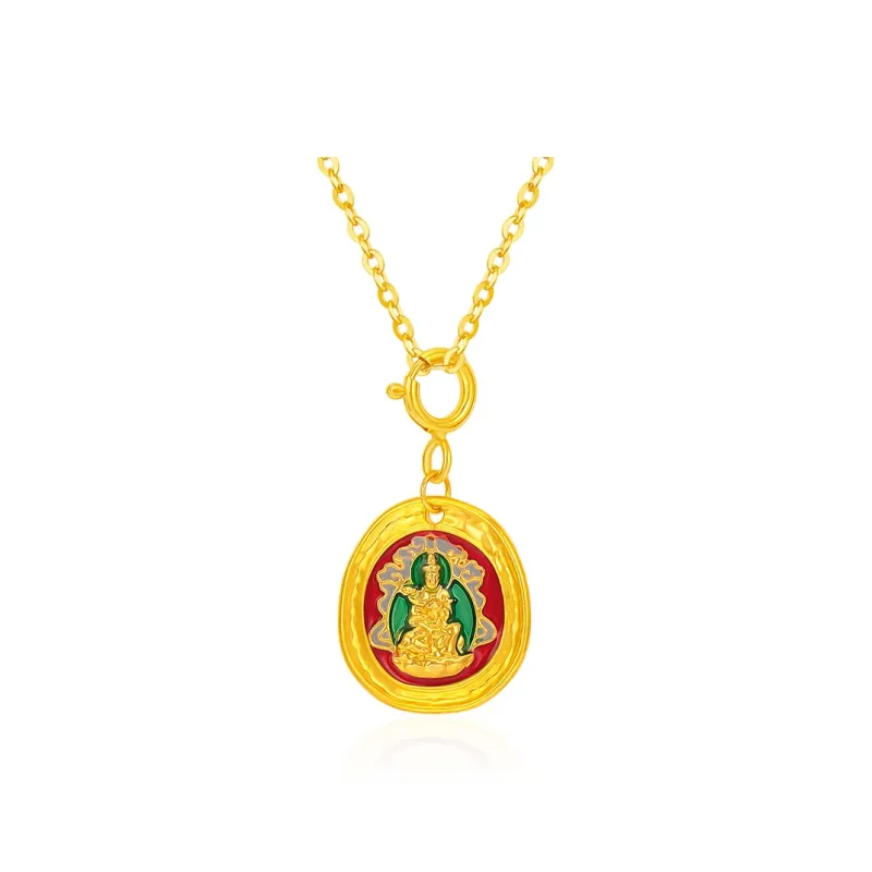 Diamond International 18K Gold Pendants Unisex-4