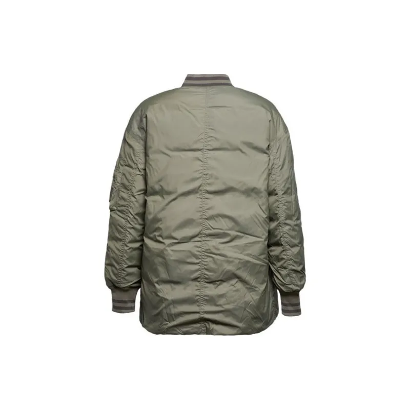 Converse Oversized Down Down Jacket Women's Grass Green-1
