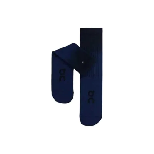 On All-day Shorts Knee-High Socks Women's 1 Pack Denim Blue Black