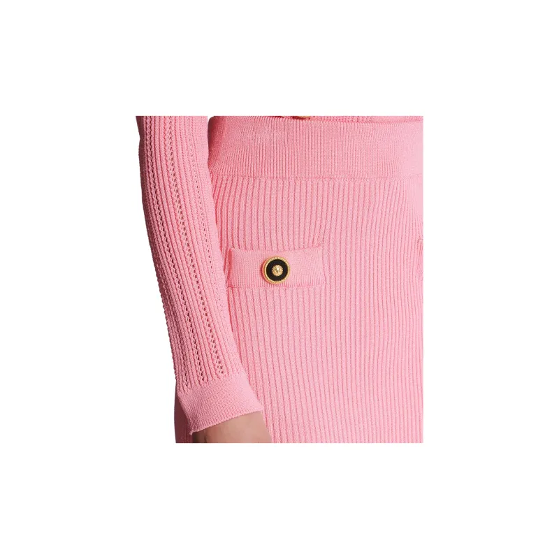 BALMAIN Knitted Midi Skirt-5