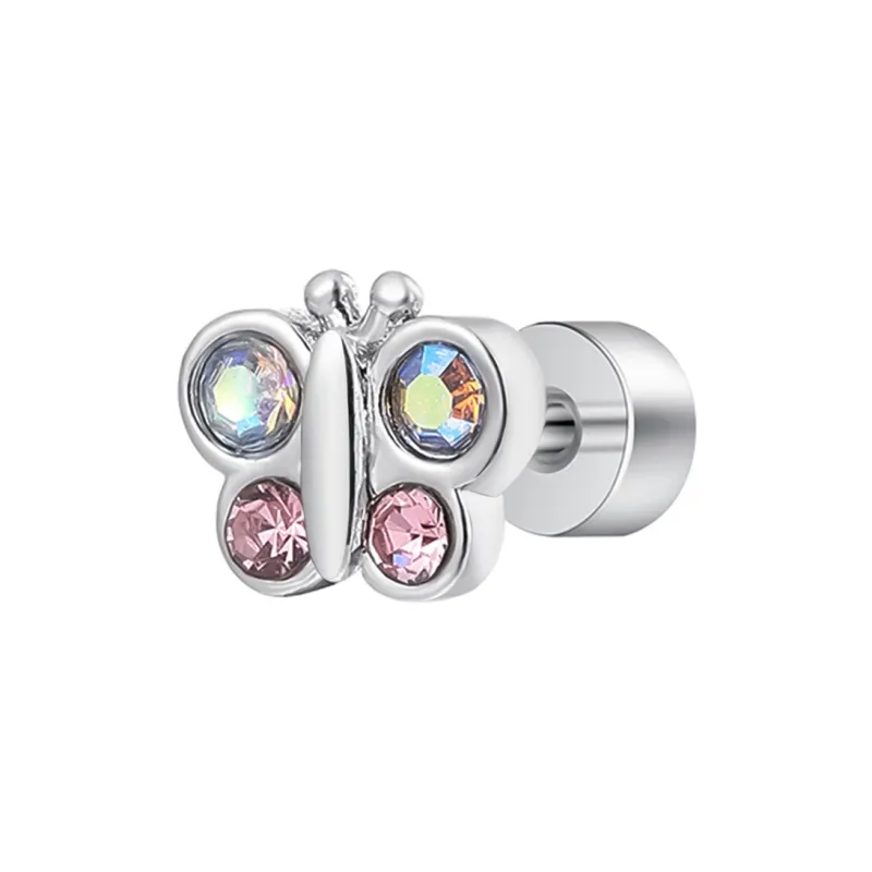 MISS XIA JWY Titanium Steel Stud Earrings Women's-0
