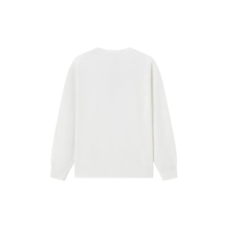 Champion Sweatshirt Japan Version Unisex White-1