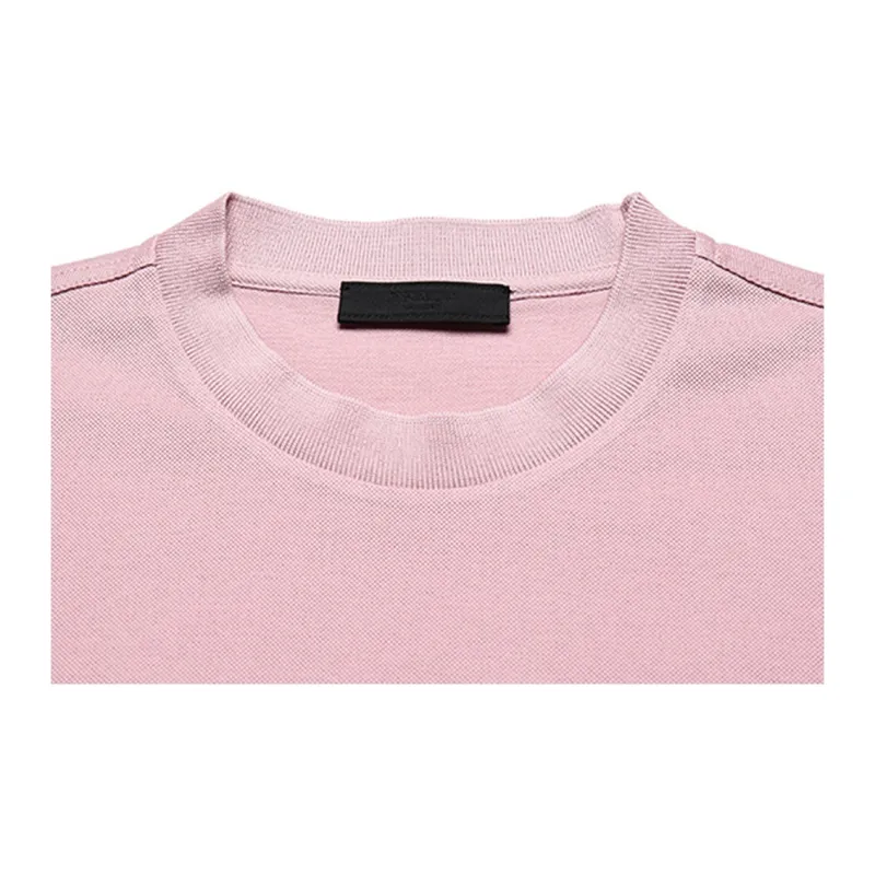 PRADA T-Shirts Men Rose Pink-5