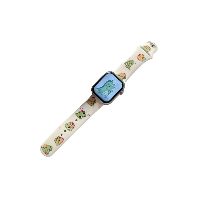 NCFCK Watch Band Apple Compatibility Silicone Material-1