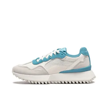 LINING Sports Life Collection Casual Shoes Women's Low Top Ivory/Silver Birch Gray/Light Lake Blue