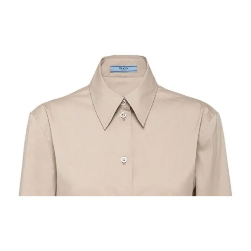 PRADA Shirts Women's Light Beige-4