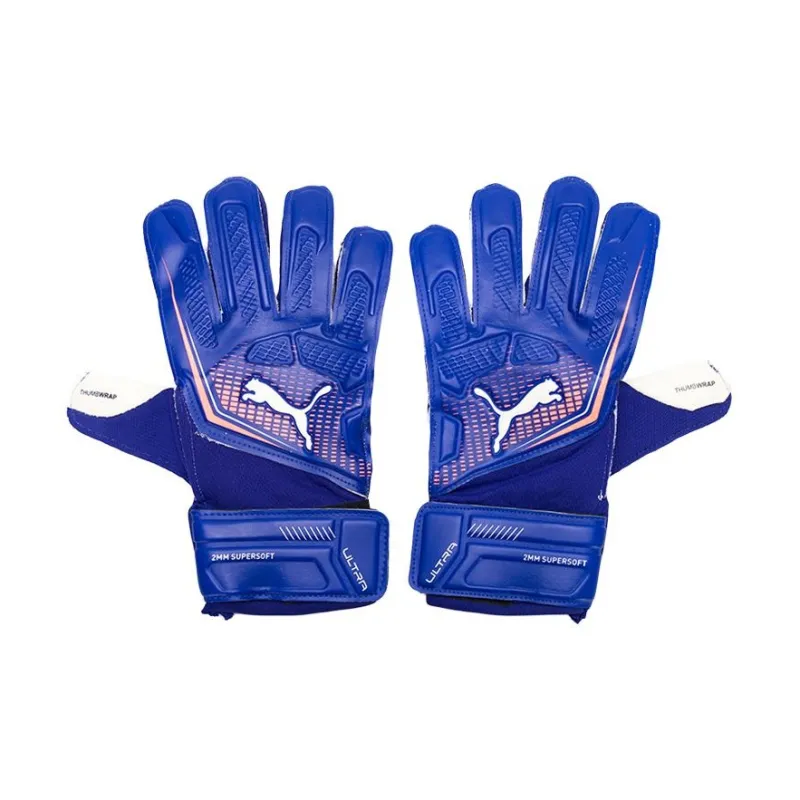 PUMA Latex Fabric Gloves Men's Blue-0
