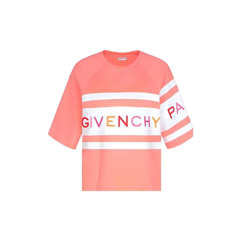 Givenchy T Shirts Women's Pink-4