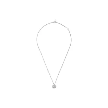 GUCCI 925 Sterling Silver Necklaces Women's Silver