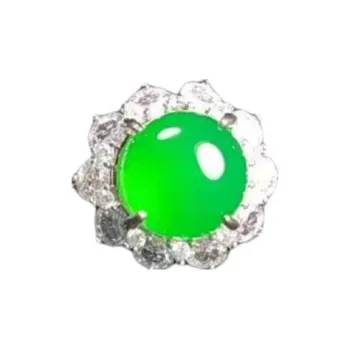 JUNWEN Chalcedony Rings Women's