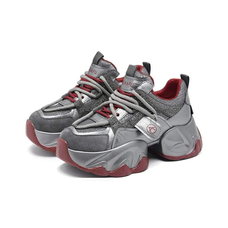 KEKAFU Low-Top Chunky Sneakers Women's-2