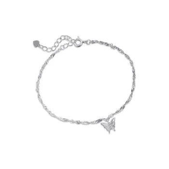 Heart Grass S925 Silver Bracelets Women's