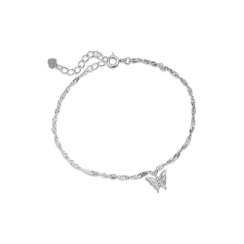 Heart Grass S925 Silver Bracelets Women's-0