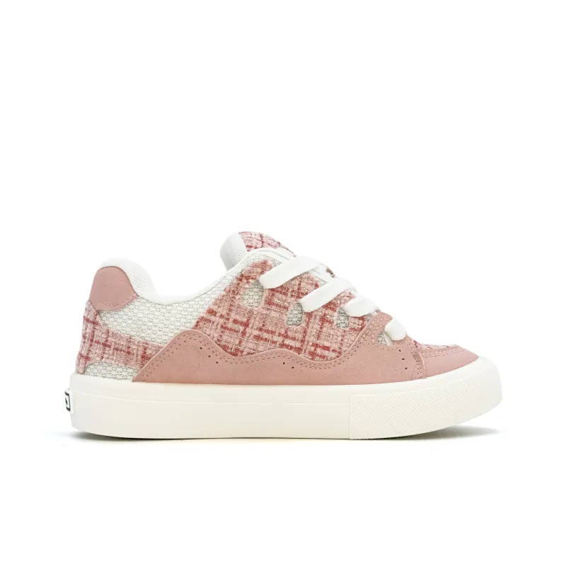 UNIITY Skateboard Shoes Women's Low Top Haze Pink-2
