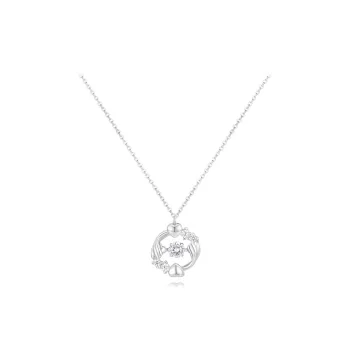 FORCHI Zircon Necklaces Women's Couple's Anniversary Birthday Gift For Girl