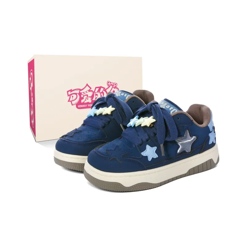 Lovely You Lightweight Anti Slip Low Top Skateboard Shoes Women's-15