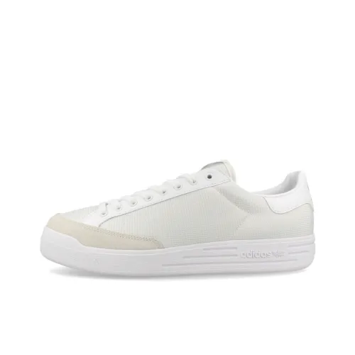 Adidas Originals Rod Laver Anti-Slip Wear-Resistant Low-Top Skateboard Shoes Unisex White