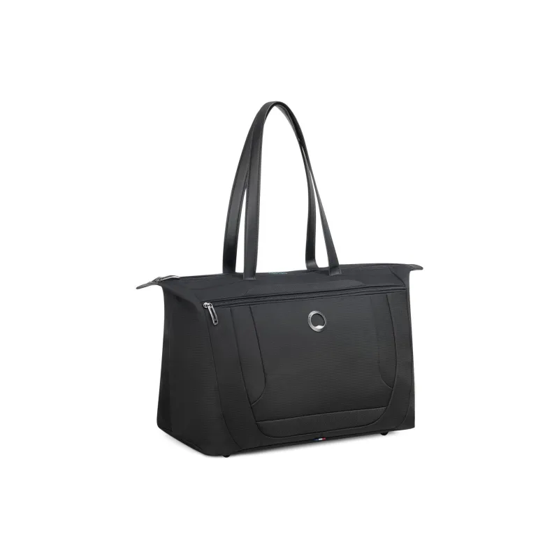 DELSEY Polyester Nylon Blend Handbag Regular Unisex Black-1