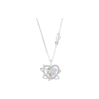 Seven Little Craftsmen 925 Sterling Silver Necklaces Women's