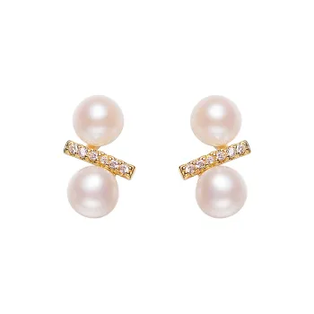 ZHENZHUAOMI Freshwater Pearl Stud Earrings Women's