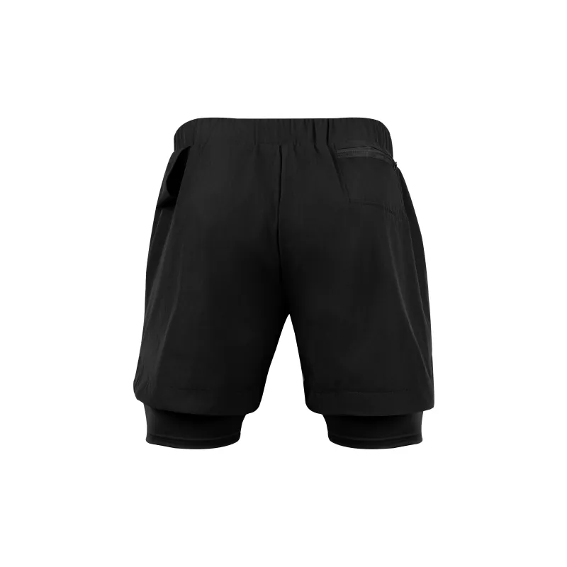 LARA STAR Sports Shorts Unisex Black-1