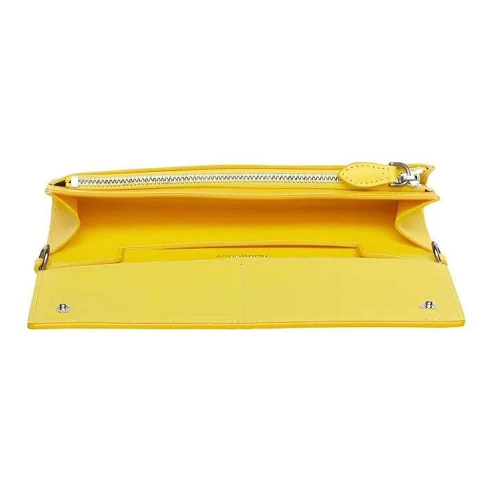 Burberry Calfskin Handheld Shoulder Bag Crossbody Bag Wallet Men's Bright Yellow-2