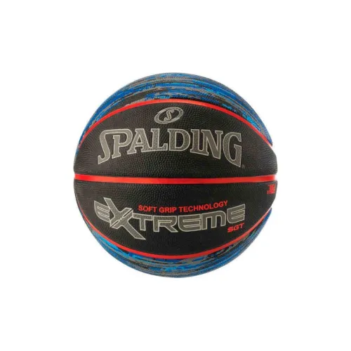 SPALDING Rubber Basketball Blue Black Size 7 Training Unisex