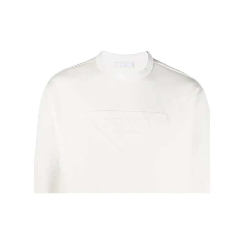 PRADA Sweatshirts Men White-4